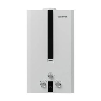 Calentador de Paso Challenger 6 Litros Tiro Natural Gas Natural WHN7060 Blanco_1
